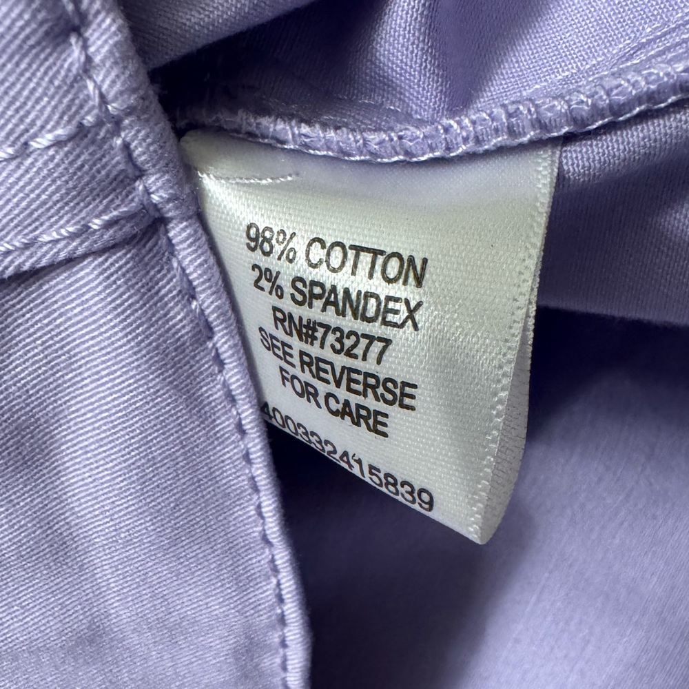 croft & barrow | Lavender Cotton-Blend Stretch Jean Jacket Pastel New With Tags - Picture 11 of 11